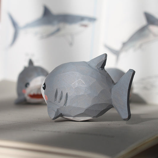 Hand-Carved Wooden Tiger Cat Keychain – Playful and Whimsical Home Decor